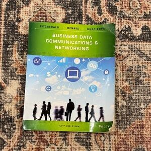 Used Business Data Communications & Networking, 12th Edition, Paperback Textbook